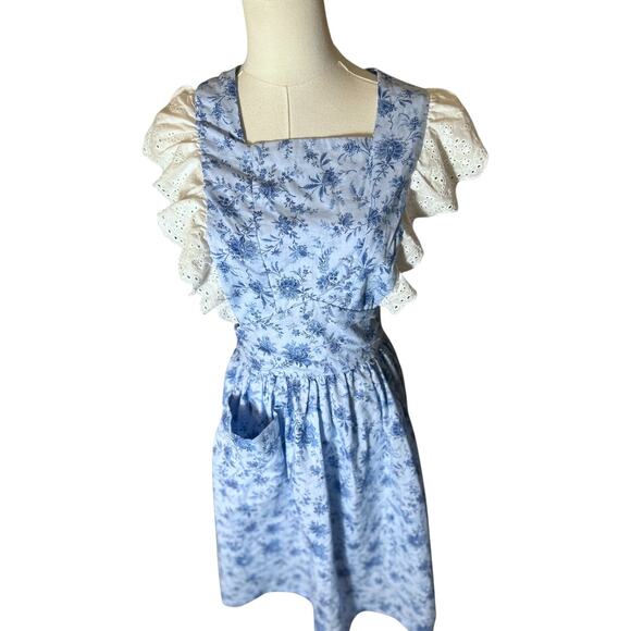 Handmade Cottagecore Layering Apron| Farm | coquette | vintage style | xs-m 252 - Picture 6 of 8